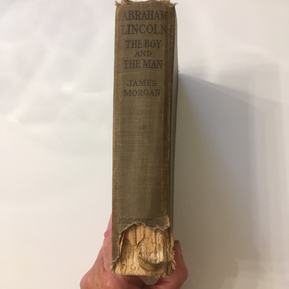 VINTAGE Hardcover Book "Abraham Lincoln-The Boy and the Man" by James Morgan - Picture 3 of 6